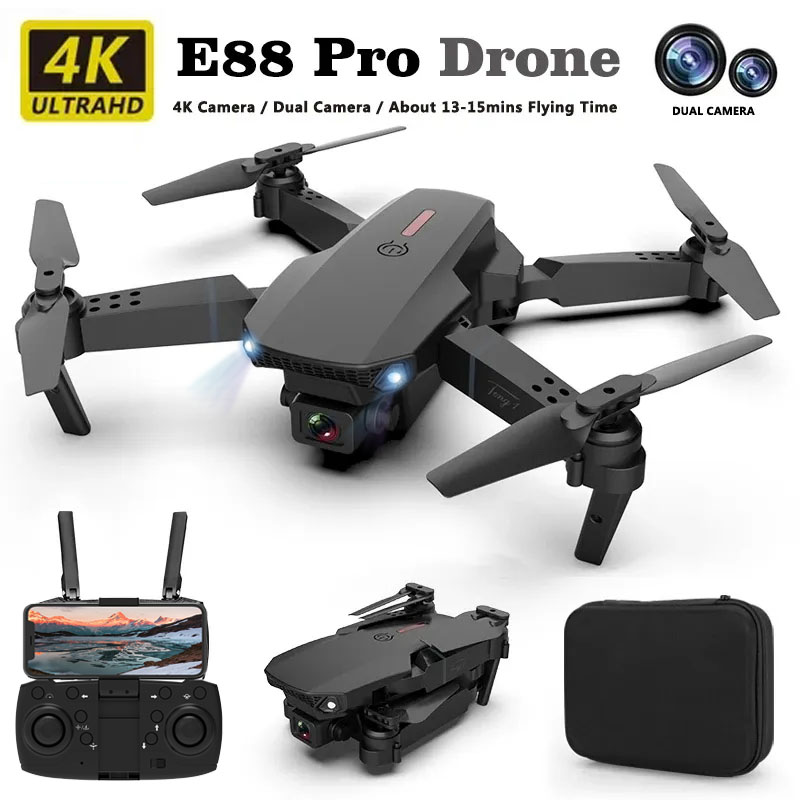 Drone Camera Night Vision - E88pro Drone profesjonalny Dron przepływ optyczny