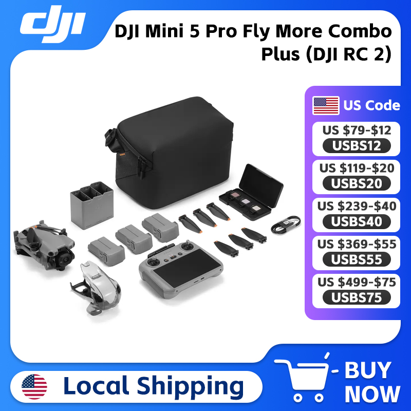 Drone Camera With Gimbal - DJI Mini 5 Pro Fly More