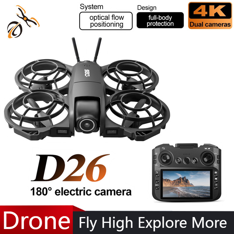 Drone Camera 4K - Dron D26 4K Aerial HD 180