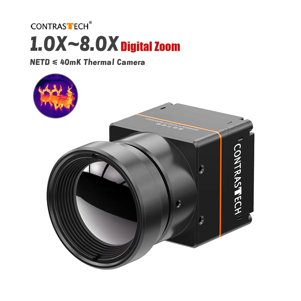 Drone Camera Thermal - Kamera termowizyjna 640x512 z 1-8-krotnym zoomem