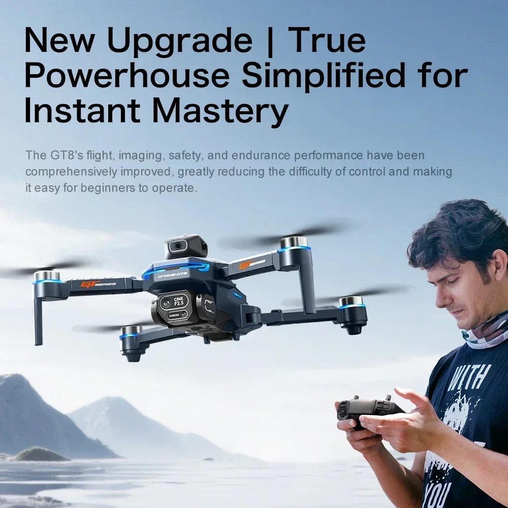 Dron 4K HD GT8 Kamera Unikanie – Drone Camera Night Vision recenzja i cena
