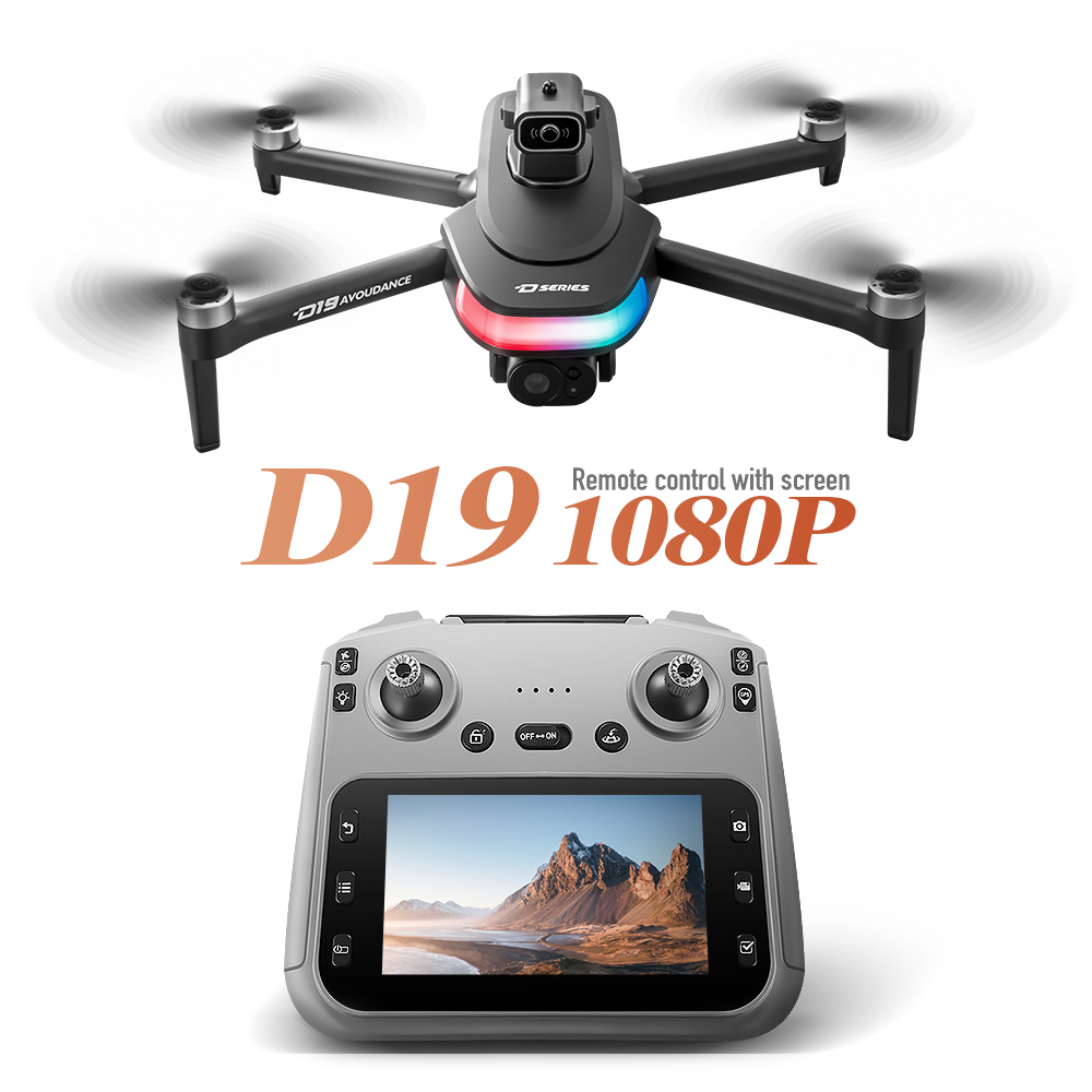 Gorący dron GPS D19 1080P z sz – Drone Camera With Gimbal recenzja i cena
